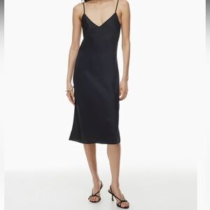 Aritzia Wilfred midi slip dress
